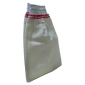 İpek Sırt ve Vücut Kesesi Lastikli Beyaz 15X25 thumbnail 3