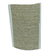 Doğal Keçi Kılı El Geçmeli Sırt ve Vücut Kesesi Bej 26x18 thumbnail 1