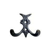 Antika Tarz Dekoratif Pirinç Koç Çiftli Askı - 50x55mm, Oksit - 1