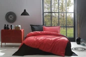 Özdilek Çift Kişilik Ranforce Nev Takımı Colormix Kırmızı Siyah - 1