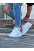 Beyaz Rugan Erkek Casual Ayakkabı - 3