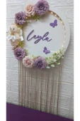 s'he design Ledli Çiçekli Bebek Ismine Özel Hastane Odasi Kapi Süsü thumbnail 3