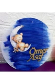 s'he design ERKEK BEBEK İSMİNE ÖZEL HAZIRLANAN PLEKSİ KAPI SÜSÜ - 1