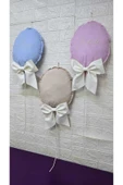 s'he design NAKIŞ İSİM İŞLEMELİ 25x35 BÜYÜK BOY BALON YASTIK BEBEK ODASI - 3