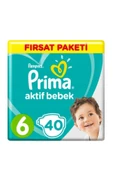 Prima Bebek Bezi 6 Beden 40 Adet thumbnail 1
