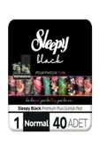 Sleepy Black Premium Plus Günlük Ped Normal 40 Adet Ped thumbnail 1
