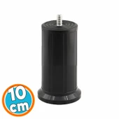 Mobilya Baza Tv Ünitesi Yükseltme Ayağı Destek Ayağı 1 Adet 10 cm Siyah Plastik thumbnail 1