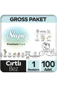 Sleepy Bio Natural Premium Plus Gross Paket Bebek Bezi 1 Numara Newborn 100 Adet thumbnail 1