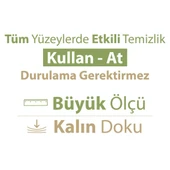 BABY TURCO DOĞADAN TURCO DOĞADAN PRATİK YÜZEY TEM. HAVLU YEŞİL SABUN-ÇAM 100 'LÜ thumbnail 4