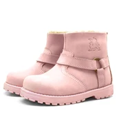 Rakerplus Chiron Hakiki Deri Pembe Fermuarlı Kız Bebek Bot thumbnail 8