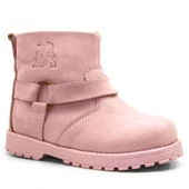 Rakerplus Chiron Hakiki Deri Pembe Fermuarlı Kız Bebek Bot thumbnail 5