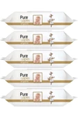 Pure Baby Islak Havlu Mendil 90 Yaprak Yenidoğan Organic Pamuklu (5 Li Set) 450 Yaprak Plstk Kapak thumbnail 1