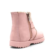 Rakerplus Chiron Hakiki Deri Pembe Fermuarlı Kız Bebek Bot thumbnail 6