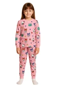Cute Hello Kitty Ve Kuromi Desenli Kız Çocuk Pijama Takımı thumbnail 1