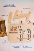KİDEWO Çıkarma İşlemi Matematik Tahtası | Montessori Eğitici Oyuncak | Huş Ahşap İlkokul Yaz Tatili - 2