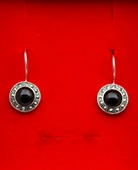 925 Ayar Gümüş Oltu Taşı Kadın Küpe skü00018 thumbnail 3