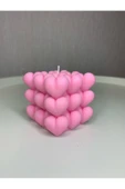 LALEZEN HOME Kalpli Bubble Kokulu Pembe Mum - 4