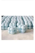 LALEZEN HOME Mavi Mini Bubble Mum 50 Adet Kına- Söz Nişan Hediyelik Mum - 2