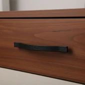 Akasya 224 mm Siyah Çizgili Metal Kulp Mobilya Çekmece Dolap Kapak Kulpu Paslanmaz Kulpları thumbnail 4