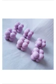 LALEZEN HOME Mor Mini Bubble Kokulu Mum 20 Adet - 1