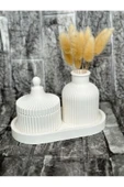 LALEZEN HOME Dekoratif Özel Yapım Mumluk ve Vazo Seti - 3