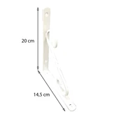 Ferforje Raf Altı No:2 Beyaz thumbnail 1