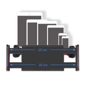 Oto Koltuk Arkası Telefon Tablet Tutucu Ayarlanabilir 360 Derece Dönebilen Pratik Stand (5284) thumbnail 8