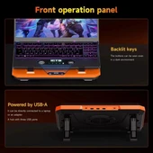 IETS GT300 Çift Üflemeli Laptop Soğutucusu - 35.5-43 cm thumbnail 6