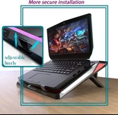 IETS GT300 Çift Üflemeli Laptop Soğutucusu - 35.5-43 cm thumbnail 6