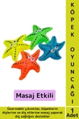 Evcil Hayvan Köpek Diş Temizliği Kaşıma Masaj Etkili İlgi Çekici Denizyıldızı Figür Çiğneme Oyuncağı thumbnail 1
