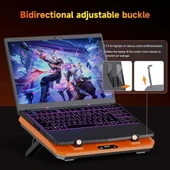 IETS GT300 Çift Üflemeli Laptop Soğutucusu - 35.5-43 cm thumbnail 4
