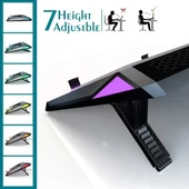 IETS GT300 Çift Üflemeli Laptop Soğutucusu - 35.5-43 cm thumbnail 5