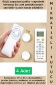 Kendinden Yapışkanlı Ev Ofis Kumanda Telefon Model Küçük Eşya Çok Amaçlı Mıknatıslı Tutucu 4 Adet - 1