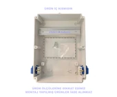 NEAD Kombinasyon Kutusu 2 Adet 3x25 Trifaze Priz + 2 Adet 1x16 Monofaze Priz Montajlı Kombinasyon Panosu thumbnail 7