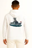 Kapüşonlu Tcg Gediz Seyir Temalı Cep ve Sırt Tasarımlı Unisex Sweatshirt thumbnail 8