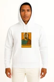 Kapüşonlu Aristoteles Matematik Filozofu Göğüs Tasarımlı Unisex Sweatshirt thumbnail 3