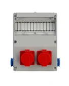 NEAD Kombinasyon Kutusu 2 Adet 3x25 Trifaze Priz + 2 Adet 1x16 Monofaze Priz Montajlı Kombinasyon Panosu thumbnail 4