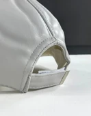 Basic Unisex Ayarlanabilir Deri Şapka - 3