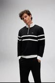 Ellesse Erkek Yarım Fermuarlı Sweat EM619-BK thumbnail 1