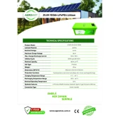 Agromot 25.6V 100Ah LiFePO₄ Lityum Batarya - 2