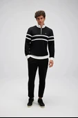 Ellesse Erkek Yarım Fermuarlı Sweat EM619-BK thumbnail 4