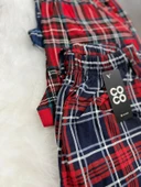 UNİSEX PENYE PİJAMA TEK ALT MEDIUM KIRMIZI - 3