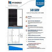 İM Enerji 550W 144HC Bifacial Güneş Paneli - 2