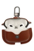 Litae Trend BFS Airpods 3 (3.nesil) Çanta Deri Kılıf - Taba - 3