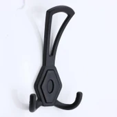 5 ADET Askı Dolap Askılık Askılığı Banyo Mutfak Askısı Duvar Kapı Arkası Elbise Vestiyer Siyah thumbnail 2