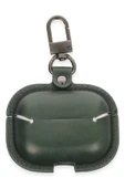 Litae Trend BFS Airpods Pro 2 (2.nesil) Çanta Deri Kılıf - Haki Yeşil - 2