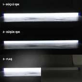 PowerMaster T570 70cm 100W Çubuk Portatif LED Işıldak Şarjlı Tüp Lamba 1800mAh thumbnail 2