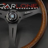 Nardi Ahşap Direksiyon 35cm-Siyah Mat Gövde-Ojinal 1. Sınıf Premium Direksiyon thumbnail 3