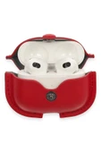 Litae Trend BFS Airpods 3 (3.nesil) Çanta Deri Kılıf - Kırmızı - 3