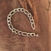 Gurmet Kararmaz Gümüş Erkek Çelik Bileklik thumbnail 2